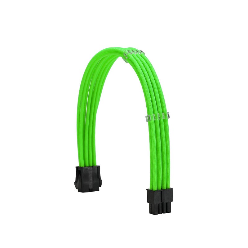 Formulamod Sleeve Extension Power Supply Cable Kit 18AWG ATX 24P+ EPS 8-P+PCI-E8-P with Combs for PSU to Motherboard/GPU (Green) - Image 4